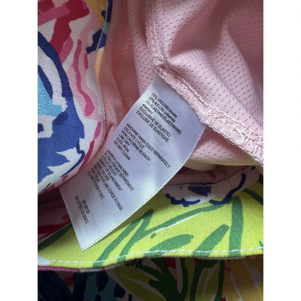 Rafaella Floral Skort XL Tropical Bright Golf Preppy Summer Stretch‎